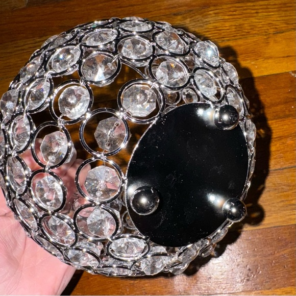 VINCIGANT Silver Crystal Candle Holder - Picture 6 of 7